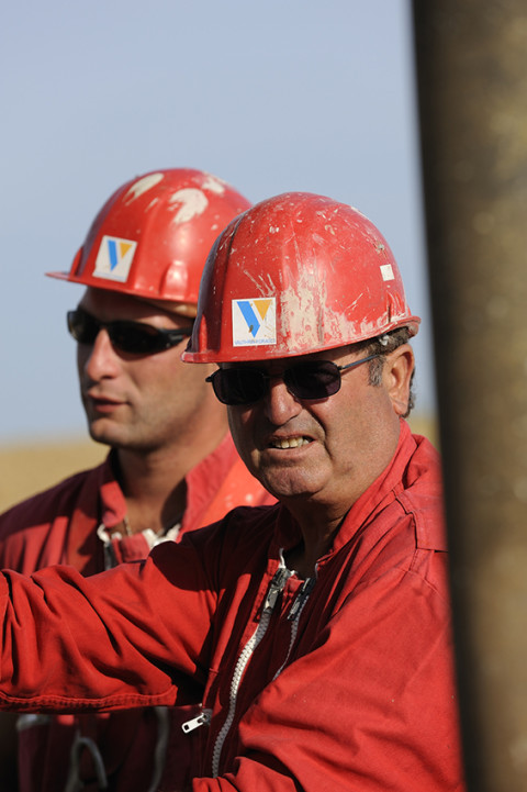 reportage portraits ouvriers forage site pétrole photo fred bourcier